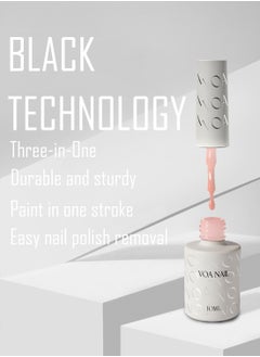 VOA 3 in 1 One Step Gel Polish Soak Off UV LED without Base and Top Coat Long Lasting Safe Fast Cure Nail Art Manicure for Starter Salon DIY at Home 10ml  - Image 3