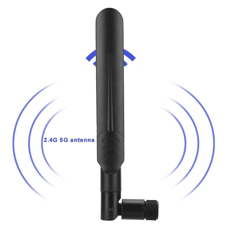 Dual Band WiFi Antenna 8dBi 2.4G 5G SMA Interface - Omnidirectional Pure Copper Array - Wireless Router Antenna for ASUS RT-AC68U EX6200 AC15 RT-AC88U AC3200 AC66U - Image 2