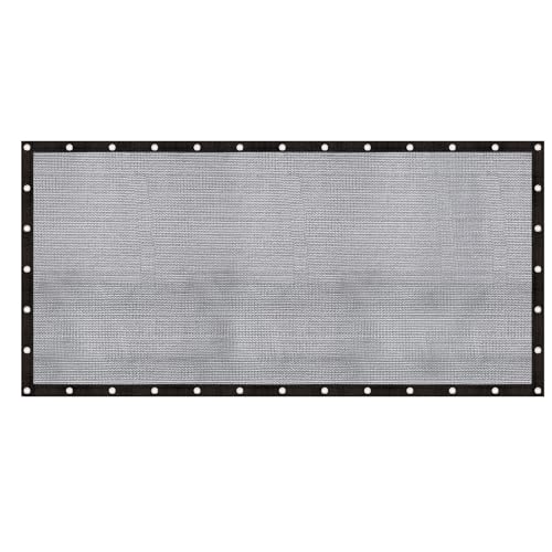 Cool Area 60-70% Sun Shade Cloth 10x12FT Mesh Tarp with Grommets Patio Screen Mesh for Canopy Garden Porch Greenhouse Pools Dump Truck Dog Kennel Black - Image 1