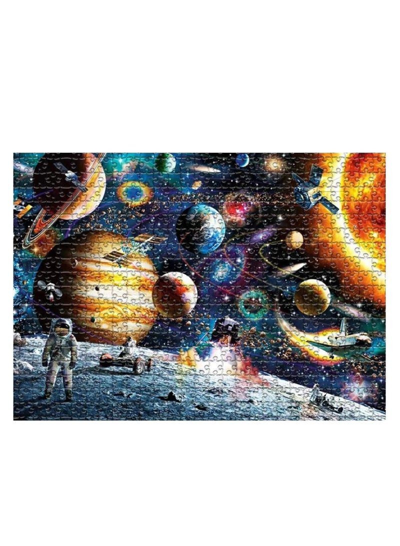 Batoon 1000 Pieces Comfortable Leisure Jigsaw Puzzle, Children's DIY Toys, Creative Gifts, Home Decoration, Challenging Jigsaw Puzzles for Kids and Adults (Space Traveler Pattern) - Image 2