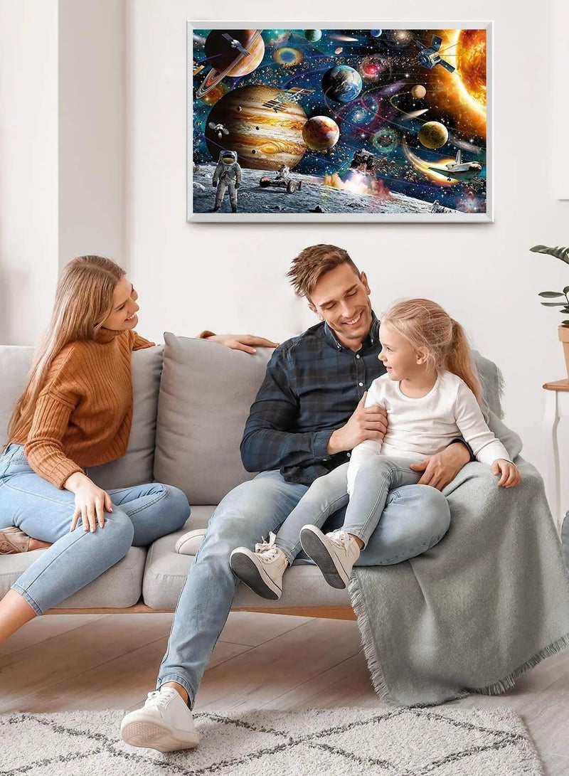 Batoon 1000 Pieces Comfortable Leisure Jigsaw Puzzle, Children's DIY Toys, Creative Gifts, Home Decoration, Challenging Jigsaw Puzzles for Kids and Adults (Space Traveler Pattern) - Image 3