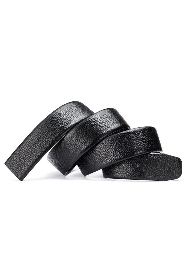 Bostanten Bosidandun Men's Leather Belt With Automatic Buckle, Top-grain Cowhide, Waist Belt, Casual Genuine Leather Belt Without Buckle - Image 3