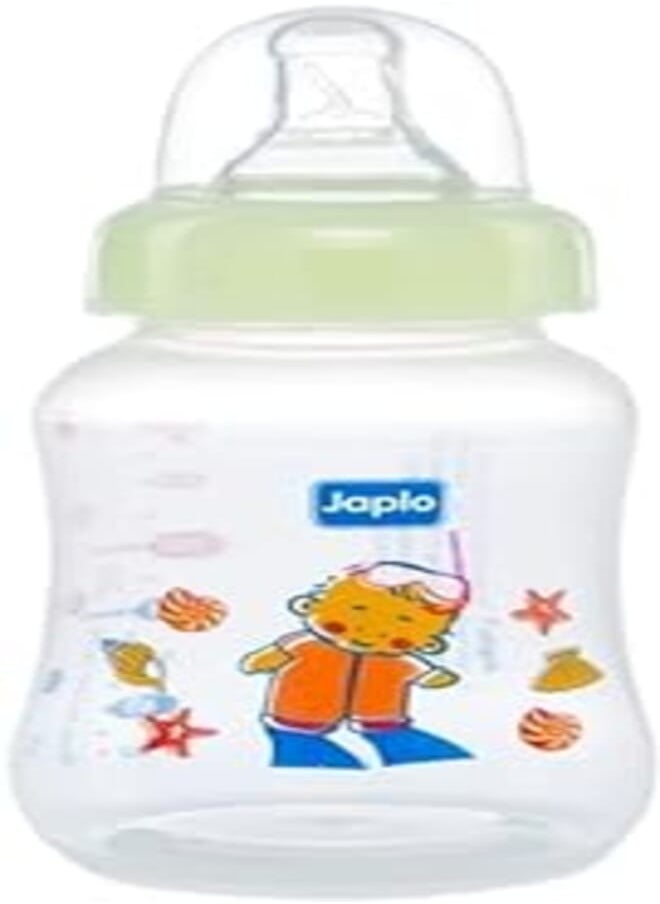 Japlo Japlo Streamline baby feeding Bottle with Anti-colic nipple & Lukewarm water mixer size 140 ml - blue colour(card) 