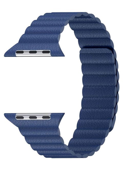 Leather Watch Band For Apple 44mm