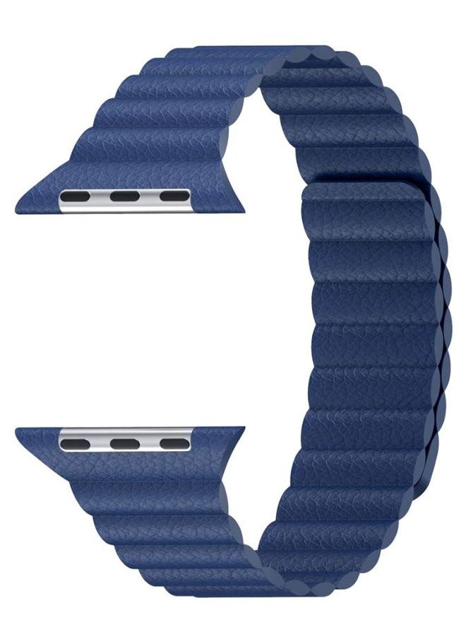 NIBEMINENT - Leather Watch Band For Apple 44mm - Image 1