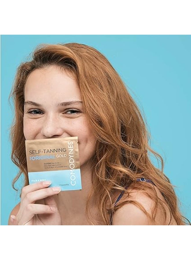 Comodynes The Original Gold Self-Tanning Towelette x8 - Image 3