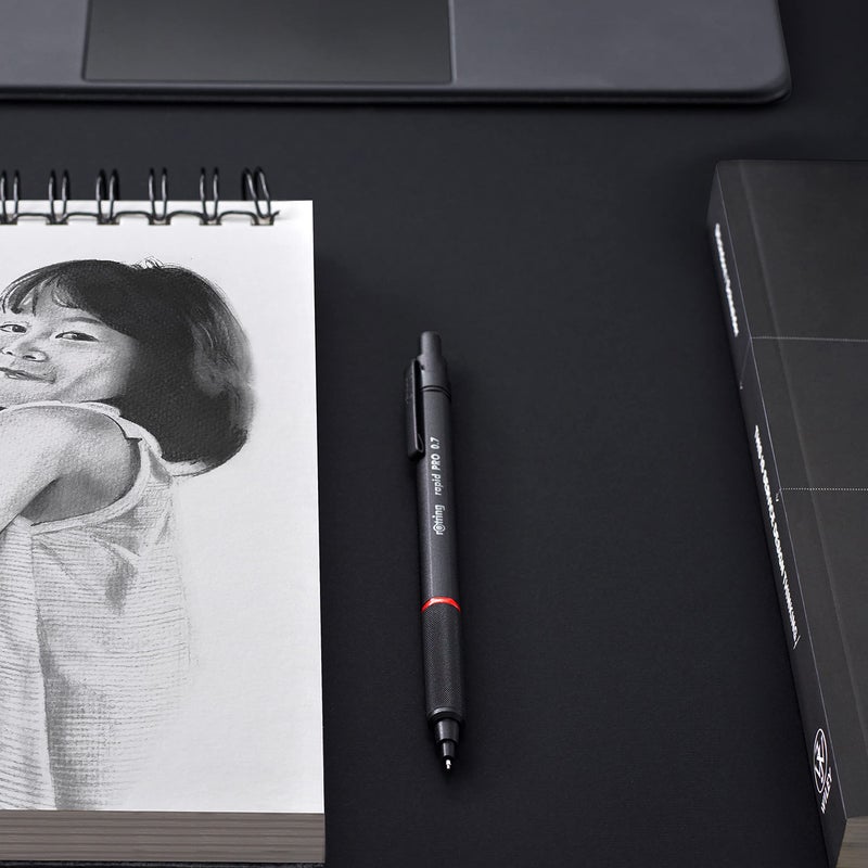 rOtring Rapid Pro Mechanical Pencil, 0.7 mm, Black - Image 5