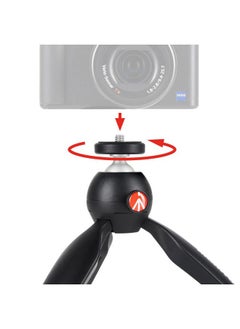 Manfrotto MTPIXIMII-B, PIXI Mini Tripod with Handgrip for Compact System Cameras, for DSLR, Mirrorless, Video, Made in Italy, Technopolymer and Aluminum, Black  - Image 5
