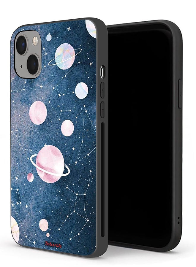 Tolwak Apple iPhone 13 Protective Case Space Art - Image 1