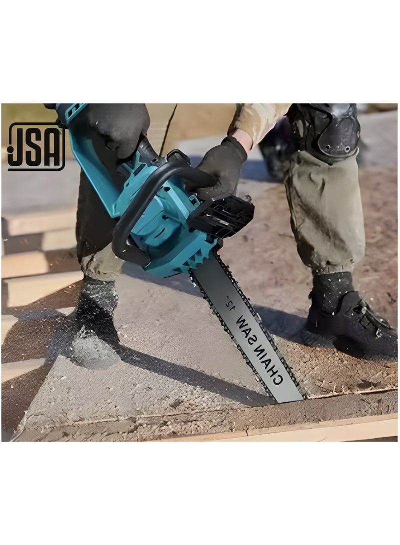 جي اس ايه منشار حطب كهربائي JSA مقاس 12 إنش – مزود ببطاريتين قابلة للشحن لأداء قوي ومتواصل، تصميم مريح وسريع للقطع، مثالي للأخشاب، الأشجار، وأعمال الحدائق والمنزل - Image 3