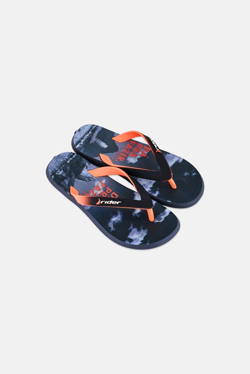 RIDER Kids Boy R1 Play Slip On Slippers, Multicolor - Image 2