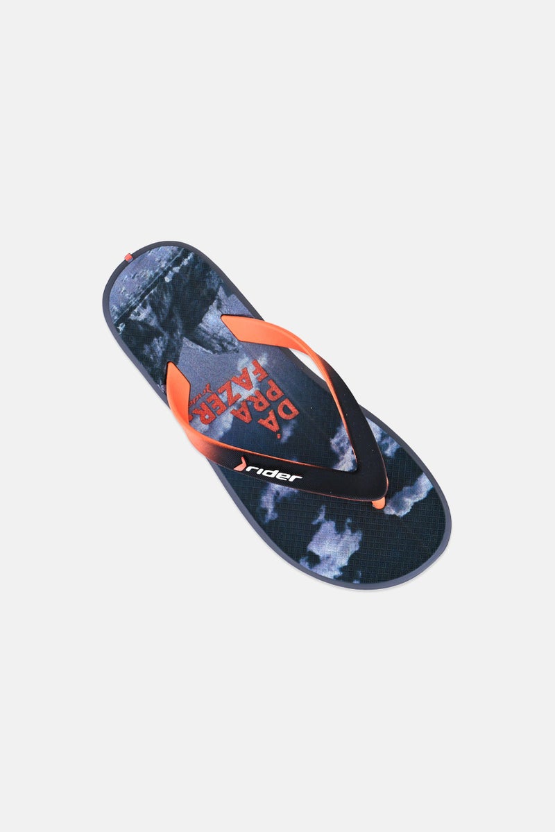 RIDER Kids Boy R1 Play Slip On Slippers, Multicolor - Image 4