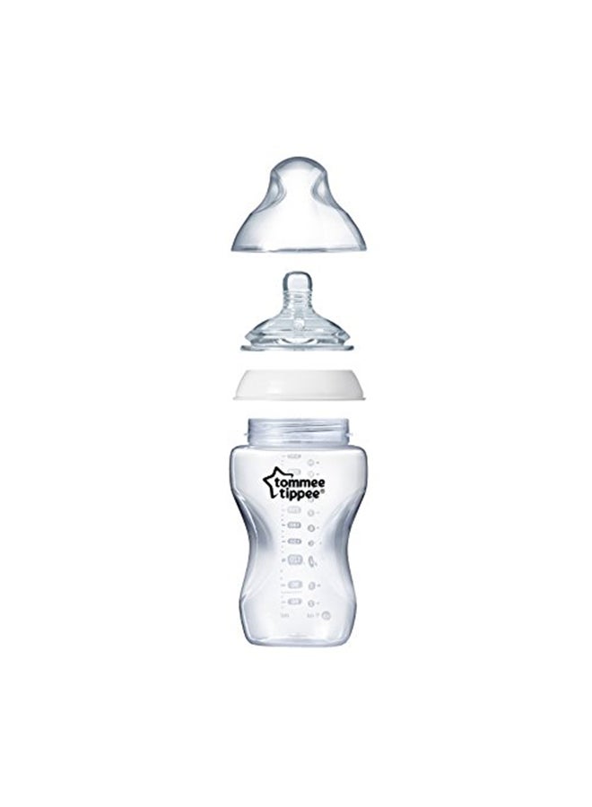 tommee tippee Nature Added Cereal Baby Bottle, 325ml - Clear/White - Image 2