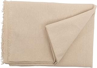 Uonlytech Uonlytech DIY Lamp Shade Material Cloth, Light Brown Linen Fabric Sheet to Make DIY Lampshade Pre-Cut Length for Table  - Image 1