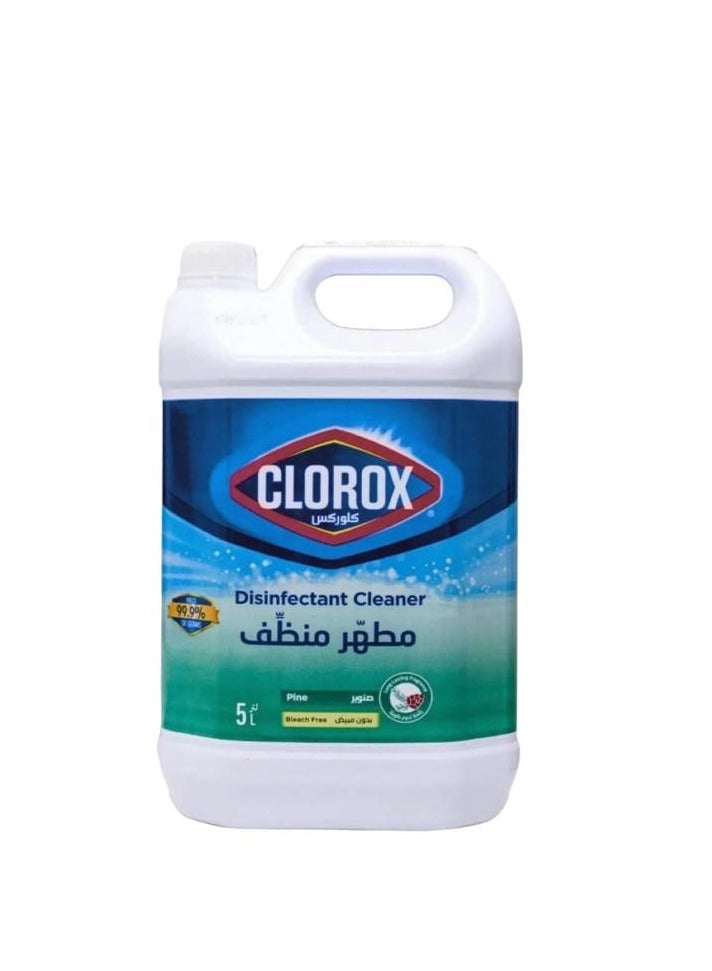 Clorox Multi-purpose cleaner and disinfectant, pine scent, without bleach, 5 liters - Image 1