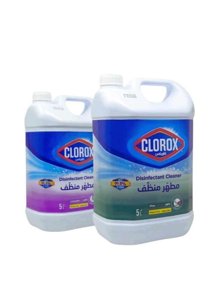Clorox Multi-purpose cleaner and disinfectant, pine scent, without bleach, 5 liters - Image 2