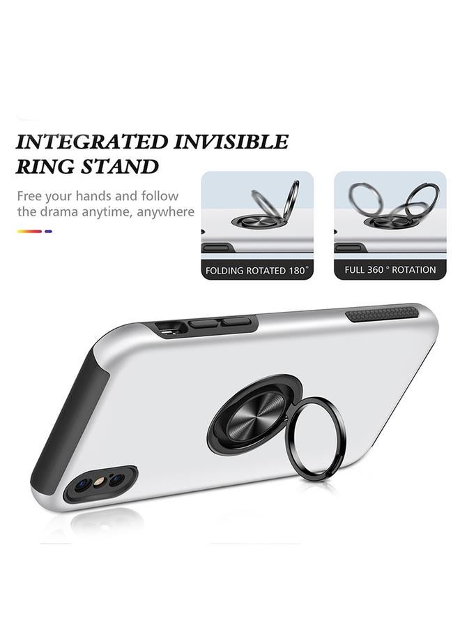 اس-توب جراب لهاتف iPhone XS Max مزود بحلقة مغناطيسية وحامل مضاد للصدمات - Image 2