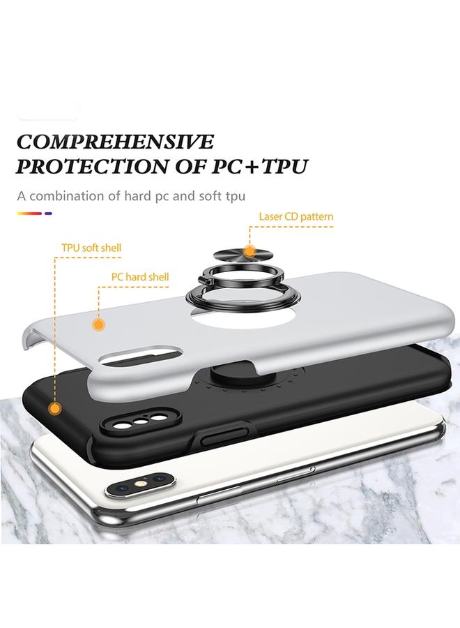 اس-توب جراب لهاتف iPhone XS Max مزود بحلقة مغناطيسية وحامل مضاد للصدمات - Image 4