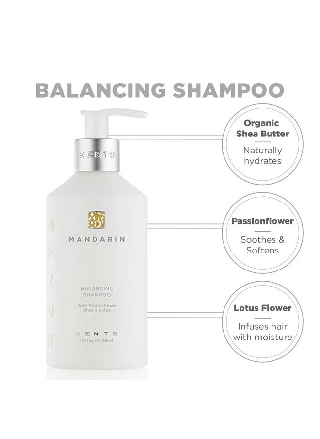 zents Zents Balancing Shampoo, Color Safe and Sulfate-Free with Organic Shea Butter & Lotus for All Hair Types, 10 fl oz  - Image 5