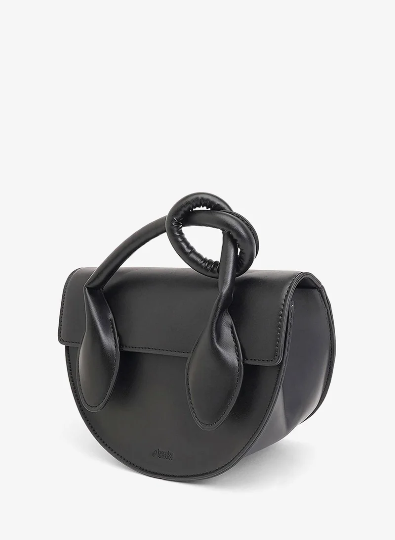 Haute Sauce  The Hanging Knot Hand Bag - Onyx Black for Women | Best Price UAE