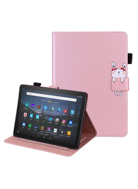 For Samsung A9 Flat Panel Protective Case A9plus Protective Case X210 Anti-drop Cartoon Galaxy11 Inch Leather Case-Color:Rose Gold-Applicable Models:Samsung T510/515