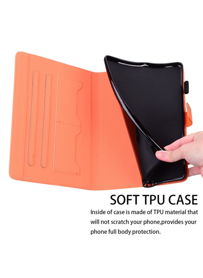 For Samsung A9 Flat Panel Protective Case A9plus Protective Case X210 Anti-drop Cartoon Galaxy11 Inch Leather Case-Color:Rose Gold-Applicable Models:Samsung T510/515