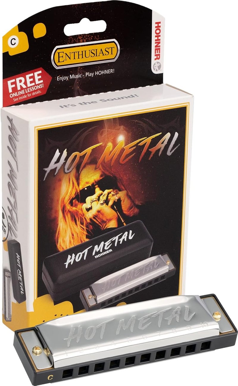Hohner 572BXC Hot Metal Harmonica in Key of C - Image 1