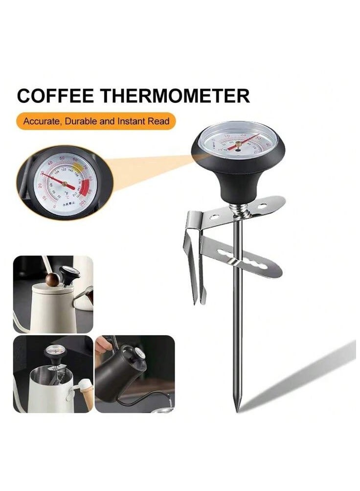كافيه Portable Coffee and Milk Thermometer for Home and Outdoor Use Accurate Temperature Measurement Tool - Image 1