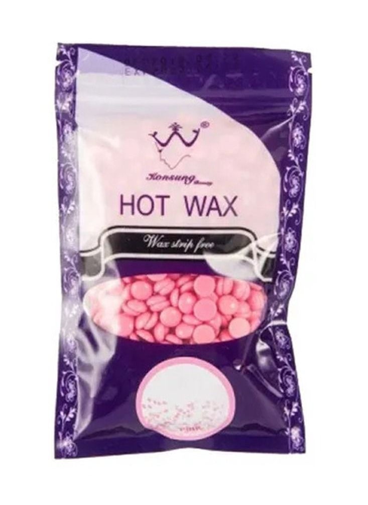 Konsung Beauty - Hair Removal Hot Wax Beans Pink - Image 1