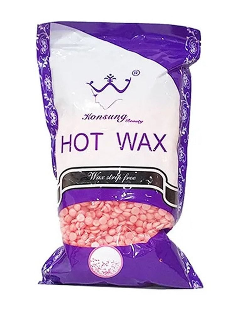 Konsung Beauty - Hair Removal Hot Wax Beans Pink - Image 1