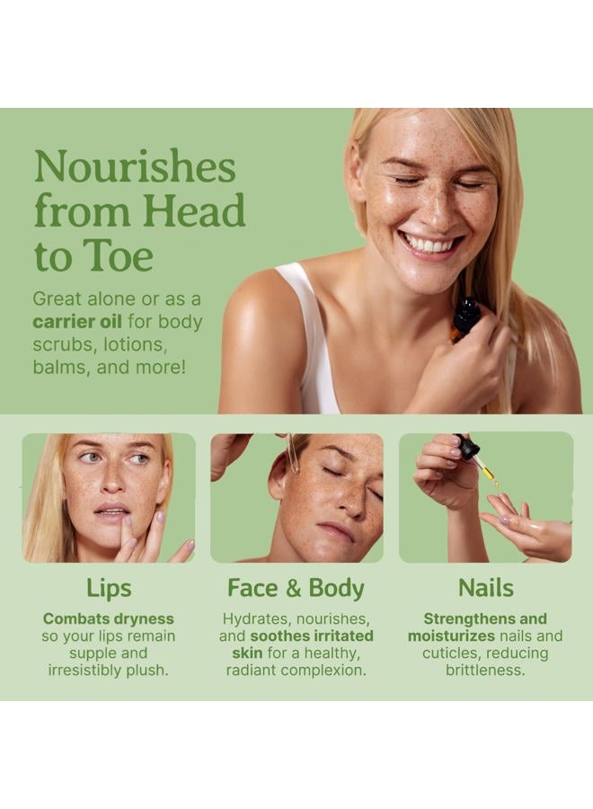 Bella Terra Oils Green Coffee Bean Oil 16oz - Harness the Purity of Coffee Serum Ingredients, Enriched with Potent Acids for Lush & Healthy Skin - Image 5