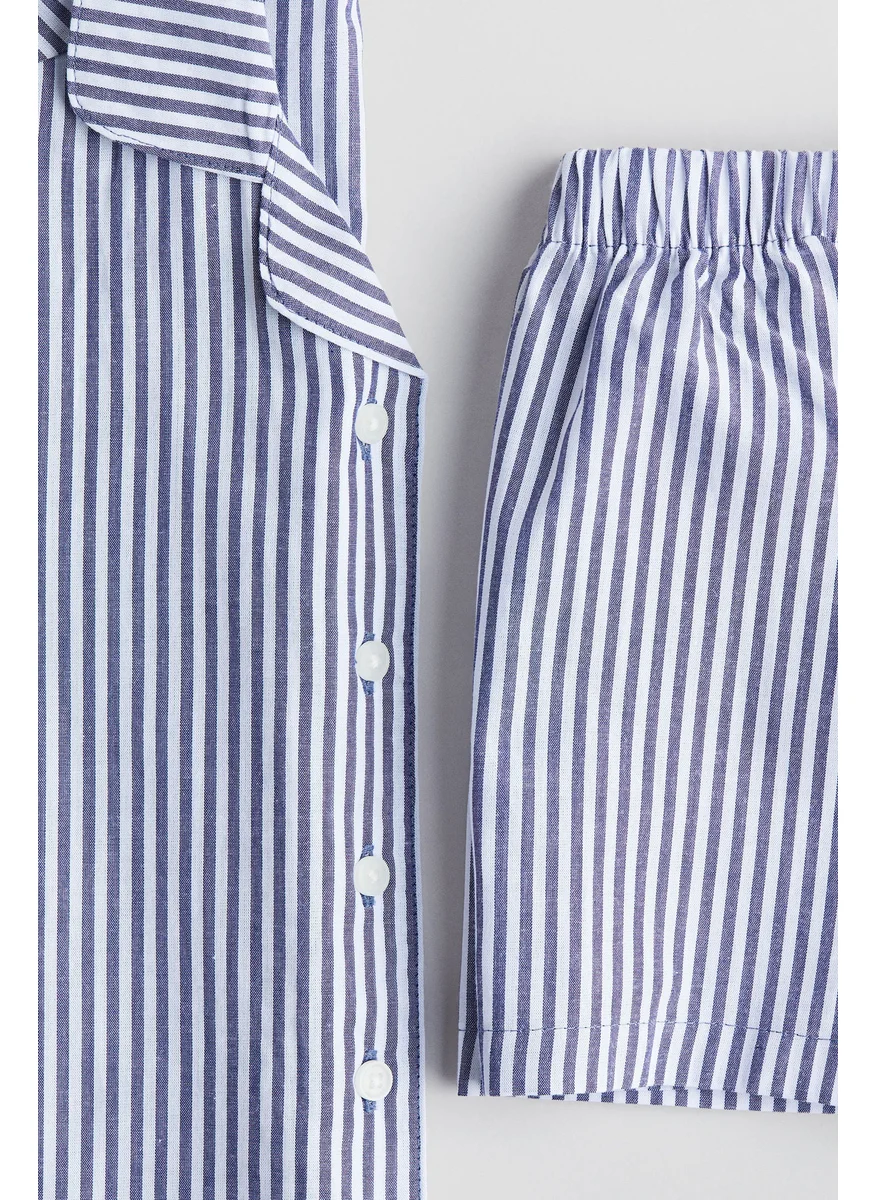 اتش اند ام Cotton Poplin Pyjamas