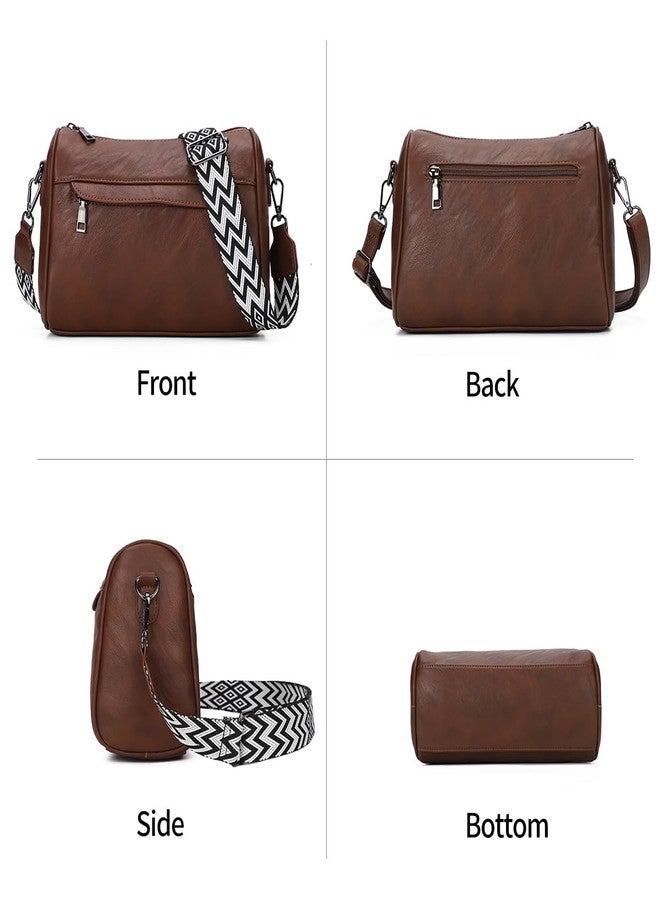 KL928 Sling Bag for Women Crossbody Purses Shoulder Clutch Wrist Bags with 2 Adjustable Straps,Chestnut Brown - Image 5