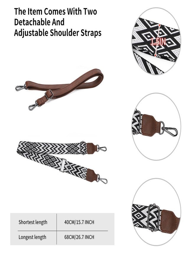 KL928 Sling Bag for Women Crossbody Purses Shoulder Clutch Wrist Bags with 2 Adjustable Straps,Chestnut Brown - Image 3