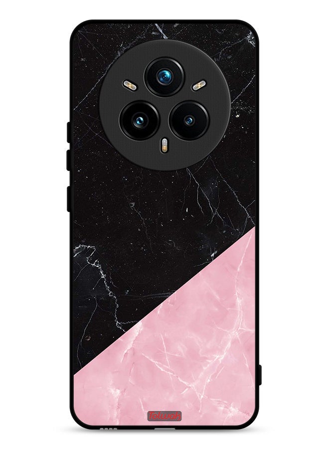 Tolwak Realme 14 Pro 5G Protective Case Cover Marble Pattern