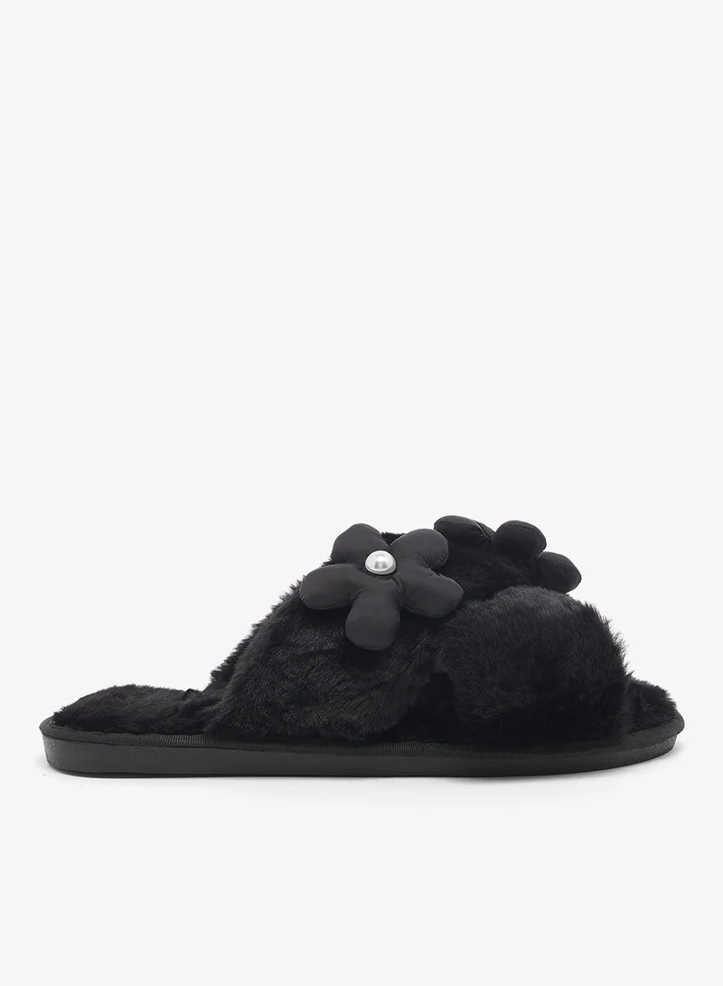 Pearl Fur Bedroom Slippers