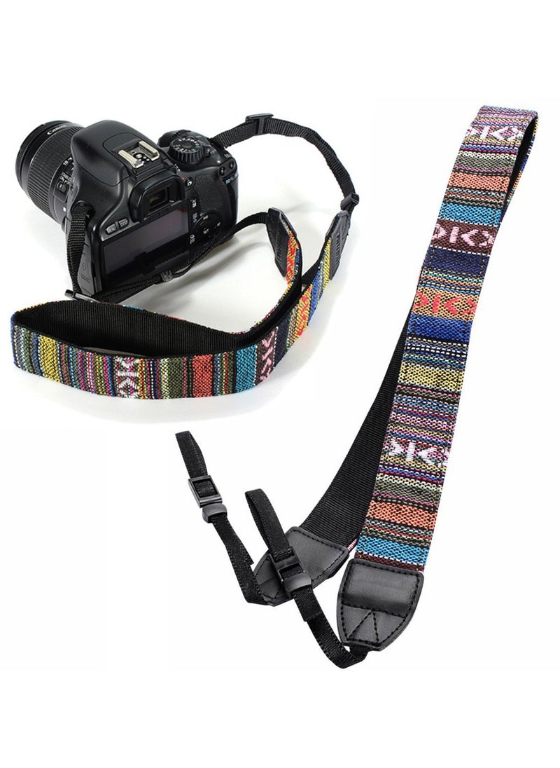 Camera Neck Strap Universal Adjustable Cotton Leather Shoulder Belt Weave Holder Bohemia Compatible With Canon Sony Nikon DSLR Accessories - pzsku/Z83BC45B1C496FE6437C2Z/45/_/1736705995/b2a07c78-c8ad-4fef-a72e-f2bf4de1b290