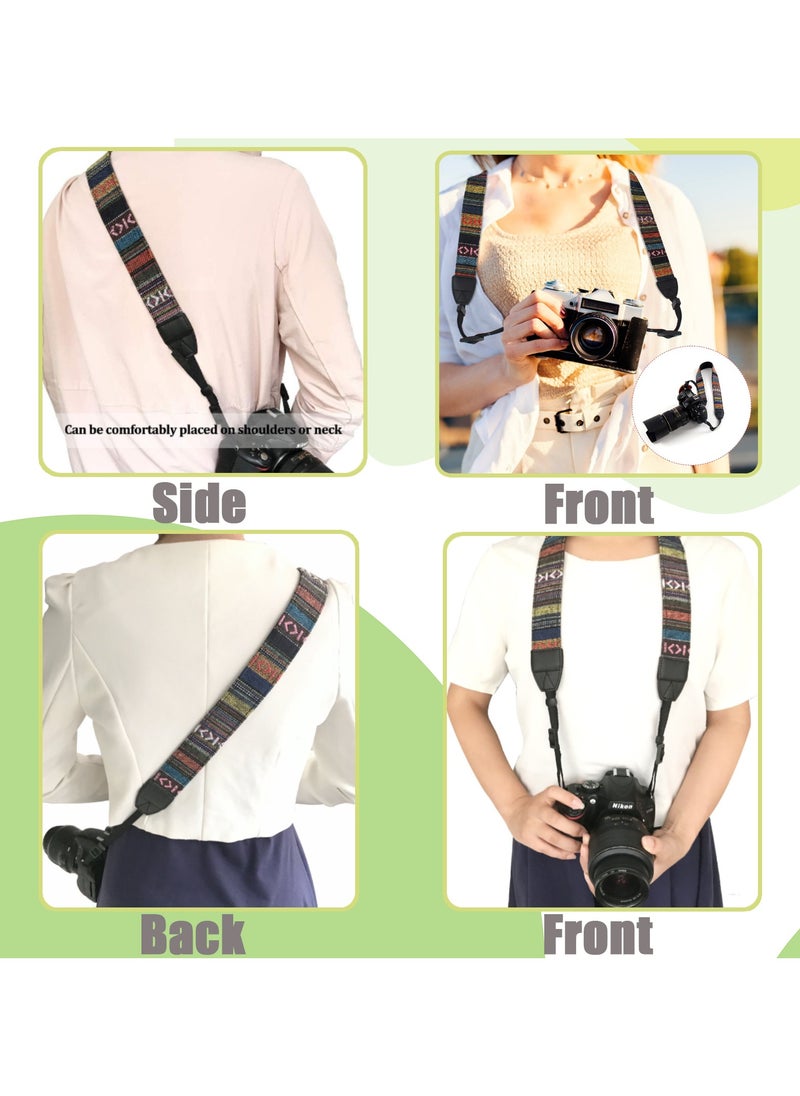 Camera Neck Strap Universal Adjustable Cotton Leather Shoulder Belt Weave Holder Bohemia Compatible With Canon Sony Nikon DSLR Accessories - pzsku/Z83BC45B1C496FE6437C2Z/45/_/1736706005/01fee31a-1000-47bb-a8ef-97b19a476517