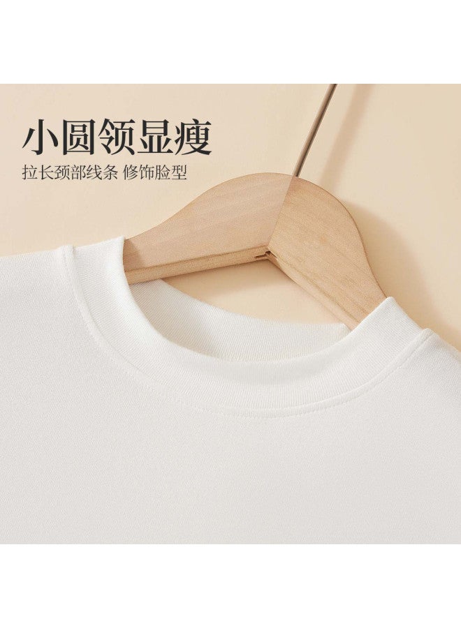 Your Sun Perfect Match With Little Chanel-Style Jacket: High-End Semi-Turtleneck Base Shirt For Women, Stylish Slimming Elegant Top - Image 5