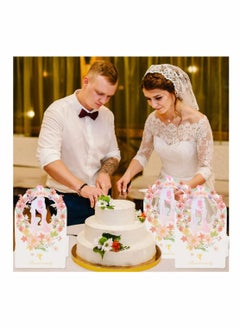 SYOSI 30Pcs Wedding Candy Gifts Boxes for Wedding Broken Flower Candy Box Bow Gift Companion Gift Box Wedding White Cardboard Small Paper Box  - Image 3