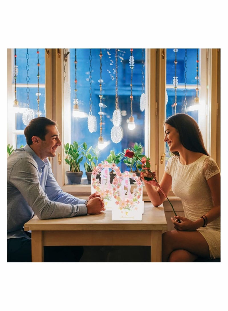 SYOSI 30Pcs Wedding Candy Gifts Boxes for Wedding Broken Flower Candy Box Bow Gift Companion Gift Box Wedding White Cardboard Small Paper Box - Image 4