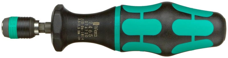 Wera 7465 Adjustable Torque Screwdriver - 2.5 in.lbs. with Multi-Component Handle - Image 2