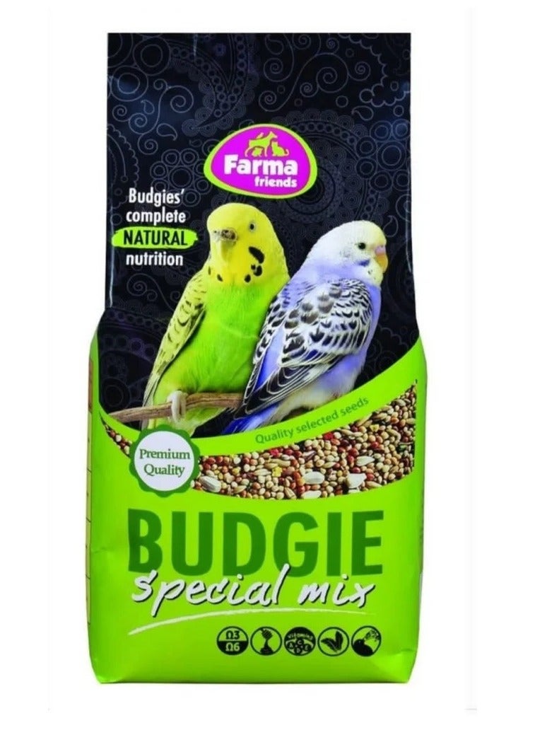 فارما طعام طيور البادجي خليط حبوب متوازن 1ك