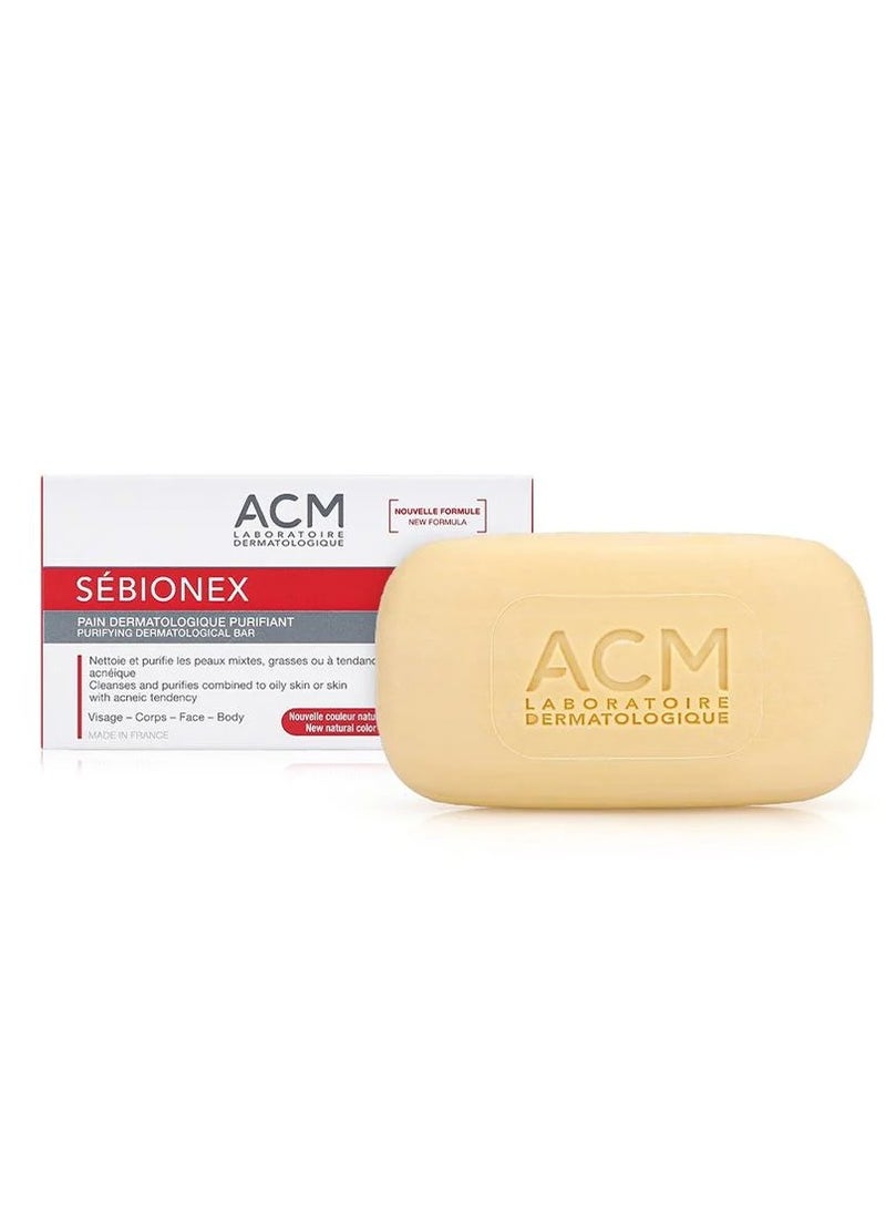 ACM Acm, Sebionex, Purifying Bar, For Acne-Prone, Combined To Oily Skin - 100 Gm  - Image 2