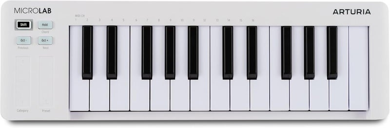 Arturia MicroLab Mk3 White - Midi Keyboard - Image 1