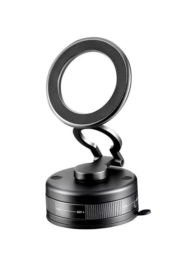 Green Tiger Magnetic Car Phone Mount with Suction Cup Adjustable 360 Rotation Holder for iPhone Samsung & All Smartphones Dashboard & Windshield Mount for Hands Free Driving - Image 1