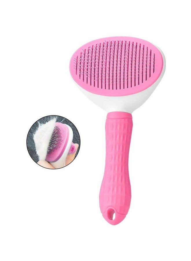 فرشاة العناية بالحيوانات الأليفة، مشط الكلاب، فرشاة التنظيف الذاتي، مشط للكلاب والقطط | إكسسوارات الحيوانات الأليفة، فرشاة تساقط الشعر للكلاب، مشط العناية بالحيوانات الأليفة - متعدد الألوان - Image 1