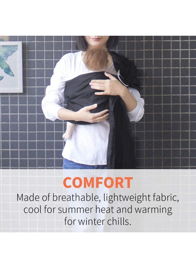 Vlokup Baby Ring Sling Baby Carrier - Image 3