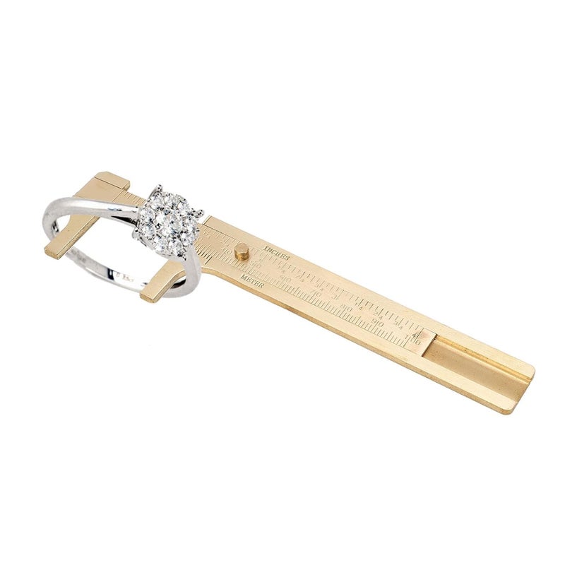 Brass Vernier Caliper Vintage Measuring Tool Accurate Digital Repair Caliper For Jewelry Model Baxnore8dq69sug1p 11 - Image 5