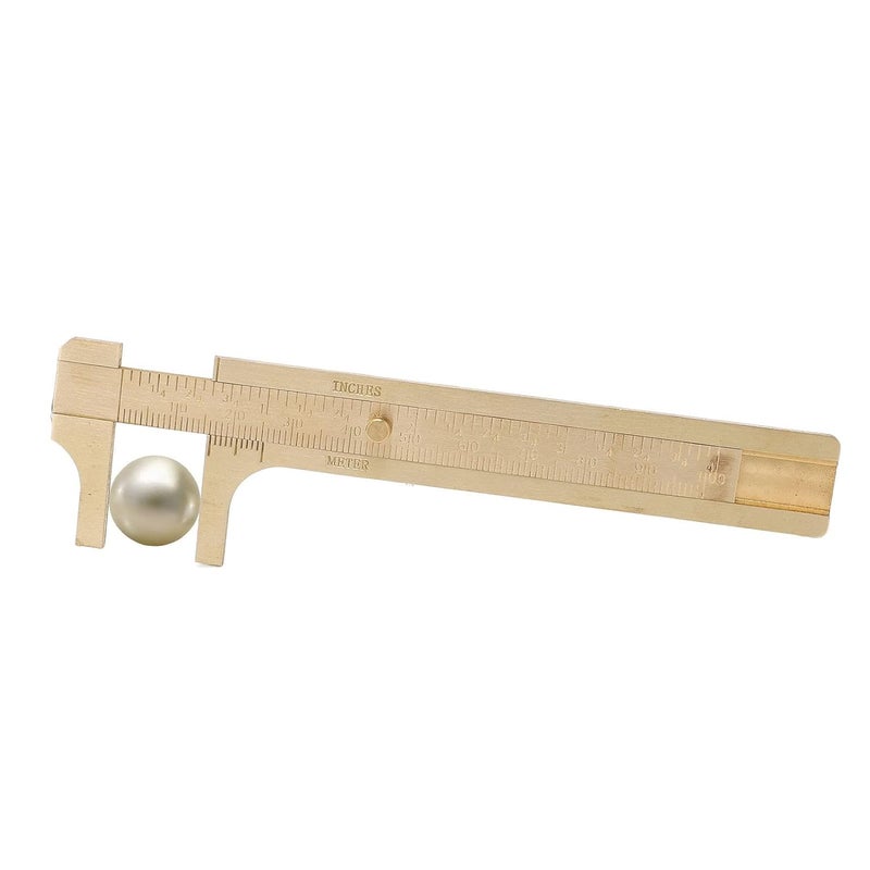 Brass Vernier Caliper Vintage Measuring Tool Accurate Digital Repair Caliper For Jewelry Model Baxnore8dq69sug1p 11 - Image 4